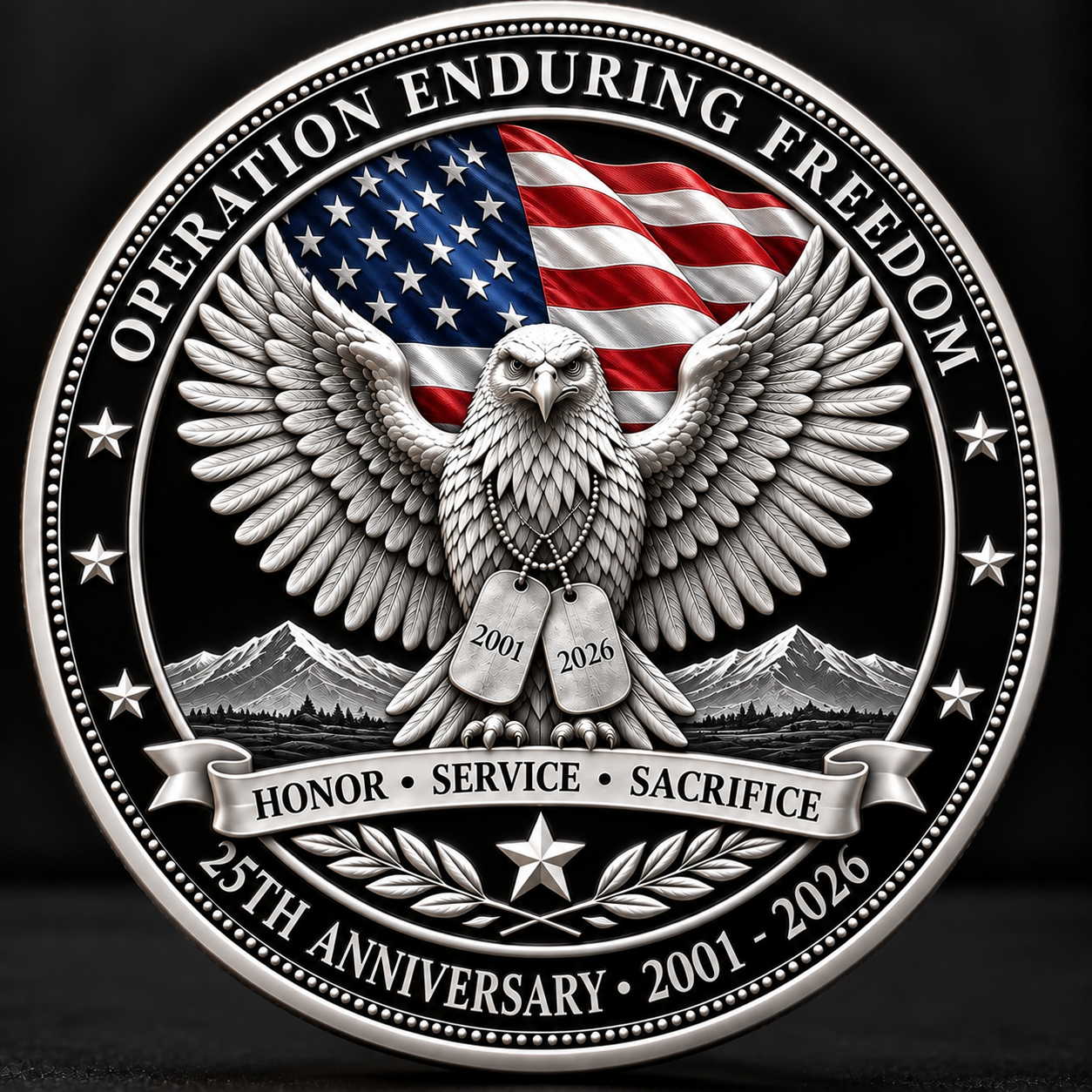 🦅OEF Eagle of Freedom™  - 25th Anniversary Legendary Commemorative Coin
