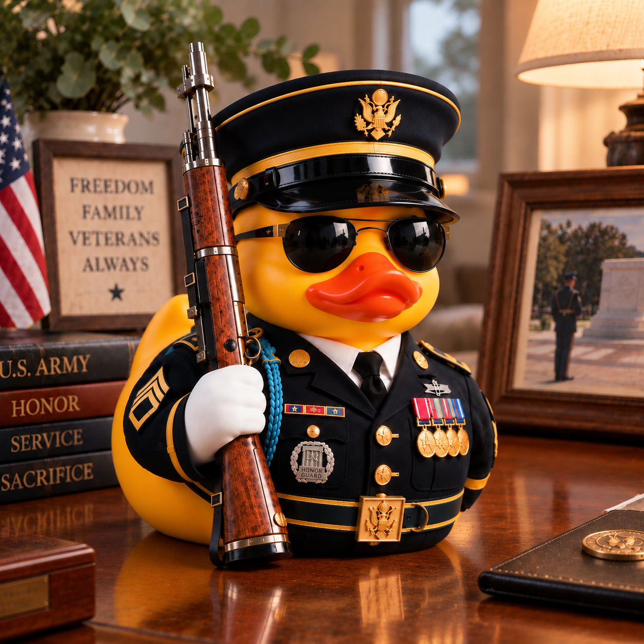 Silent Honor Legacy Duck™ 100 Years of Guardianship Legendary Tribute Collectible