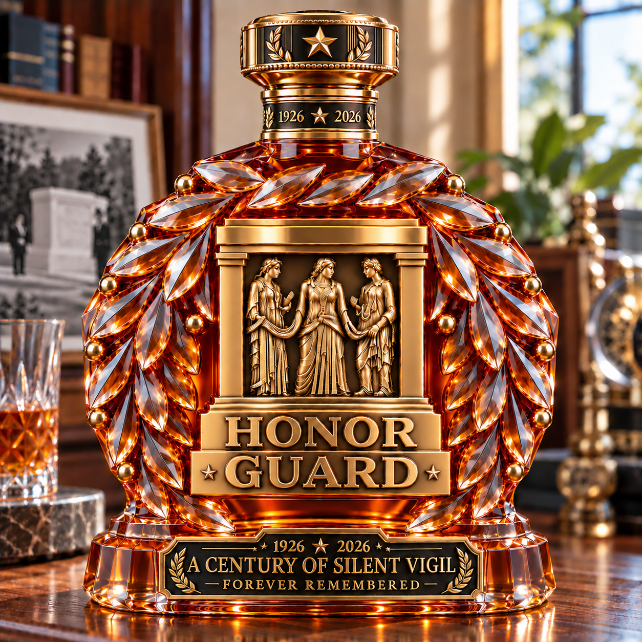 A Century of Honor - Tomb Guard Centennial Legendary Whiskey Decanter