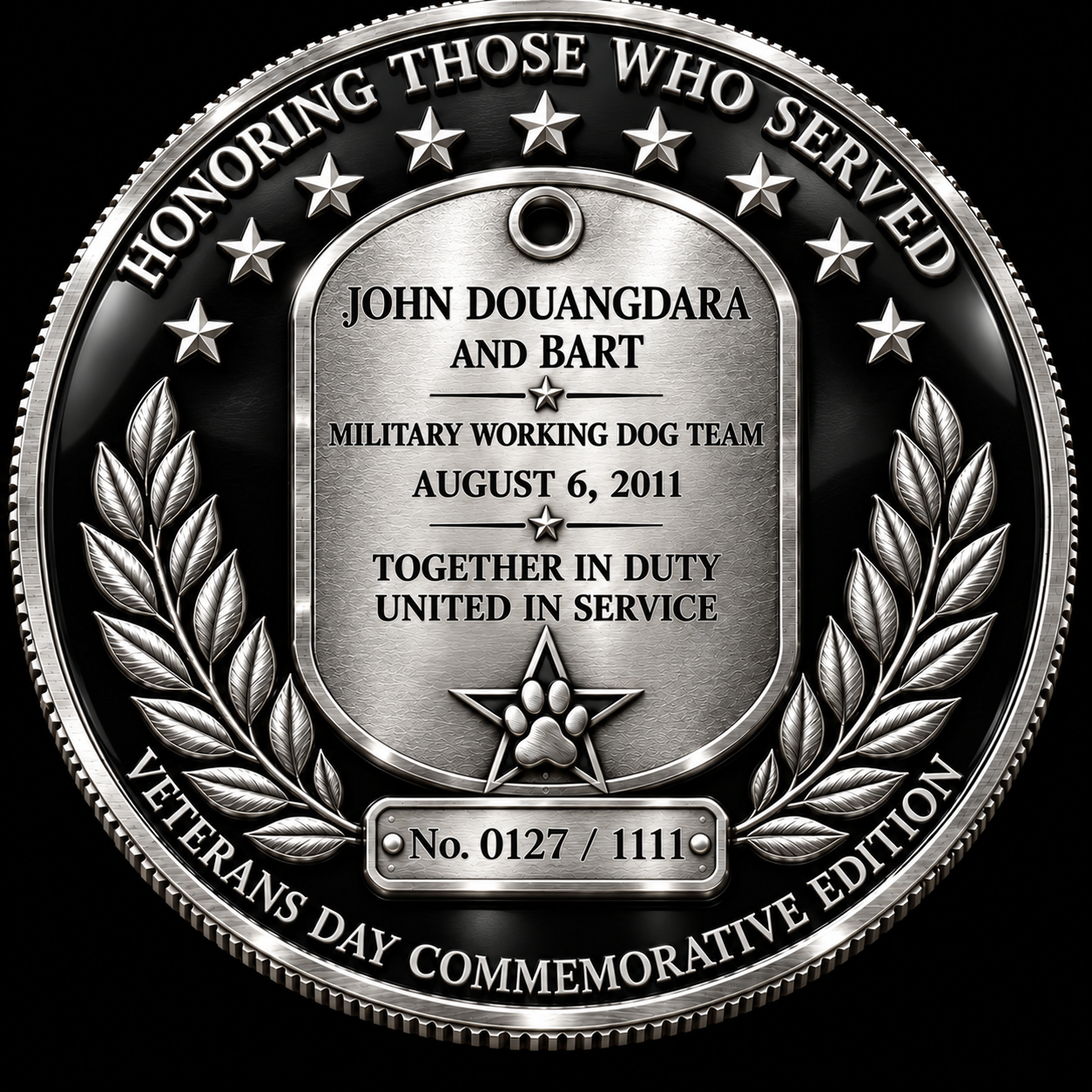Veterans Day 2026 Special Tribute - Bart & Douangdara Legendary Commemorative Coin