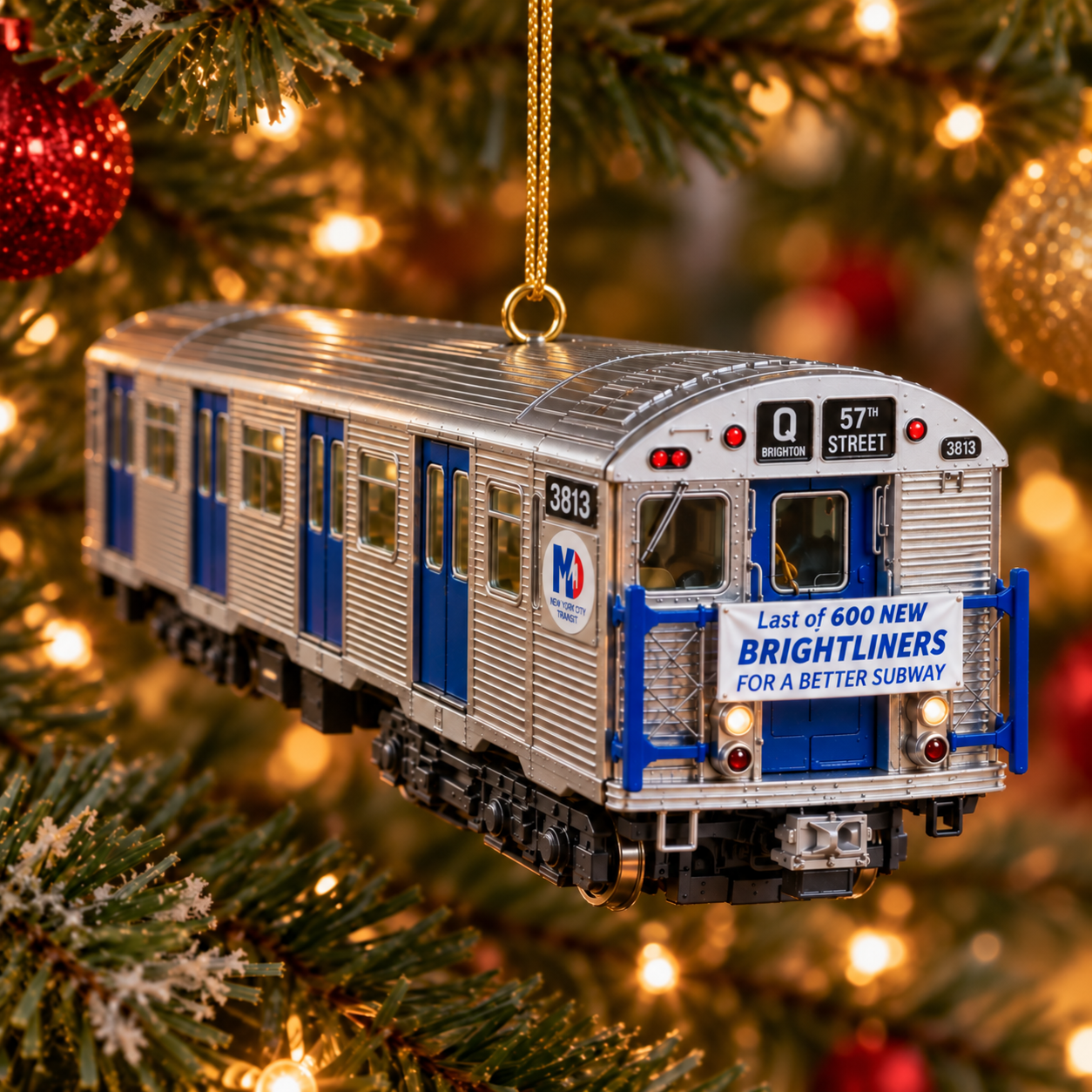 🚇💙 Final Ride of a Legend – R32 Farewell Ornament