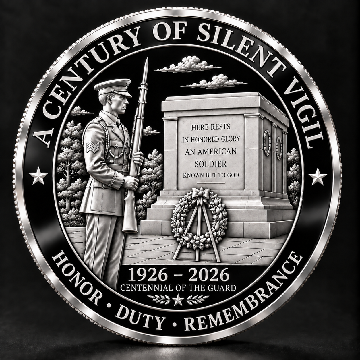 A Century of Honor - Tomb Guard Centennial Legendary Commemorative Coin