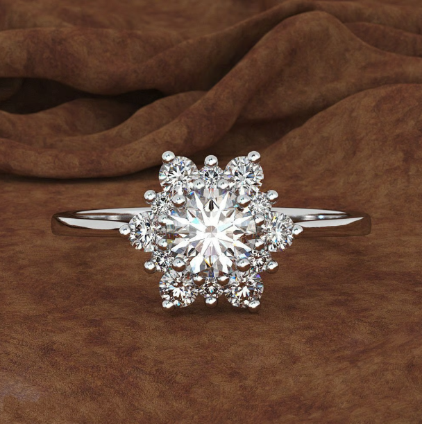 ❄️✨FrostBloom Snowflake Ring