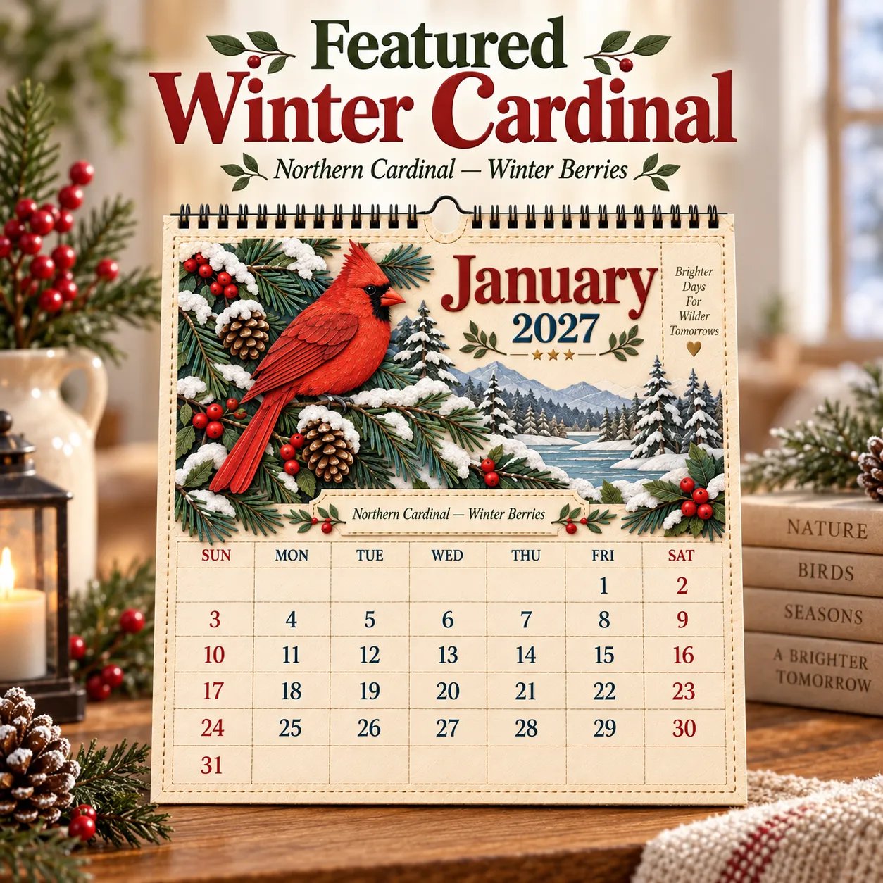 2027 Birds of America calendar details