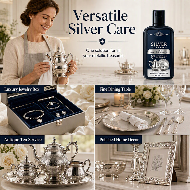 Versatile metal care polish