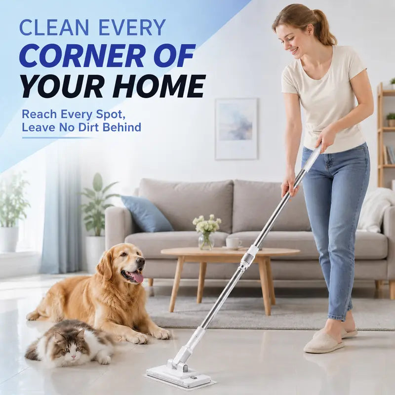 Lightweight floor mop for everyday home and pet cleaning