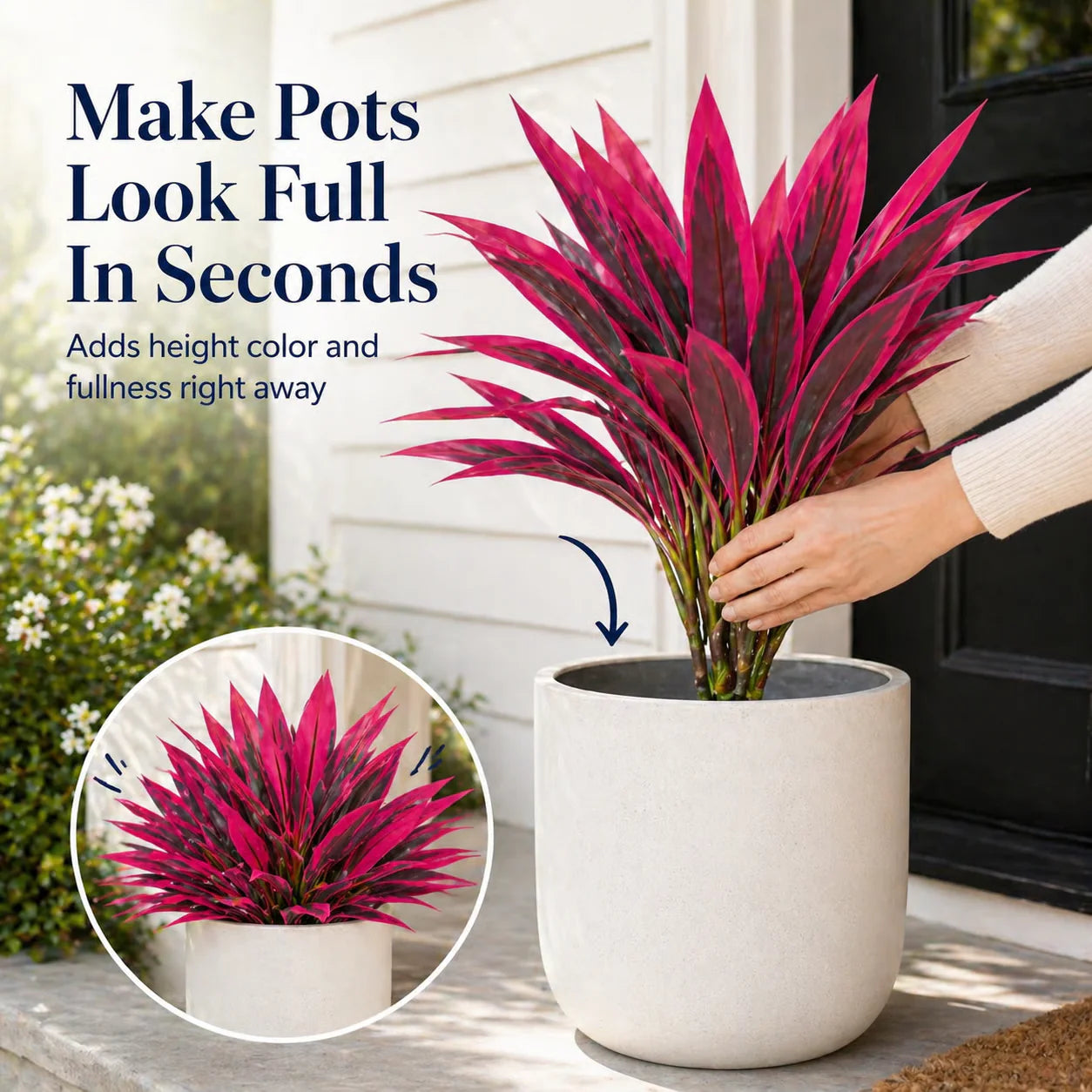 Instant planter makeover