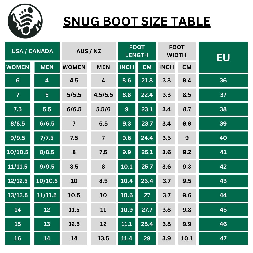 Peak Footwear Size Chart and Guide