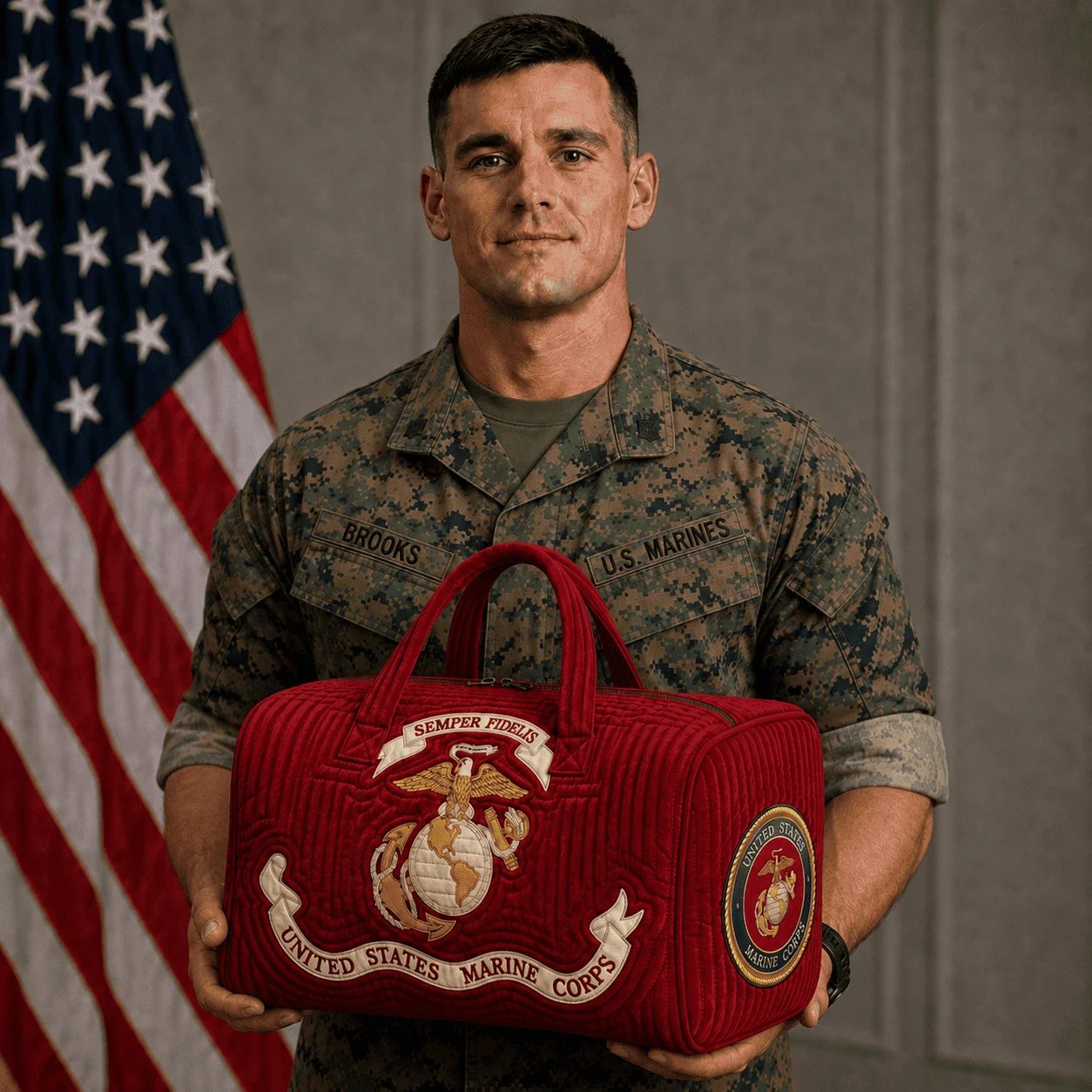 Military Heritage Quilted Duffel Bag