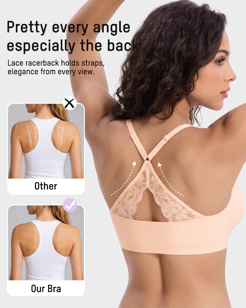 Lace racerback design