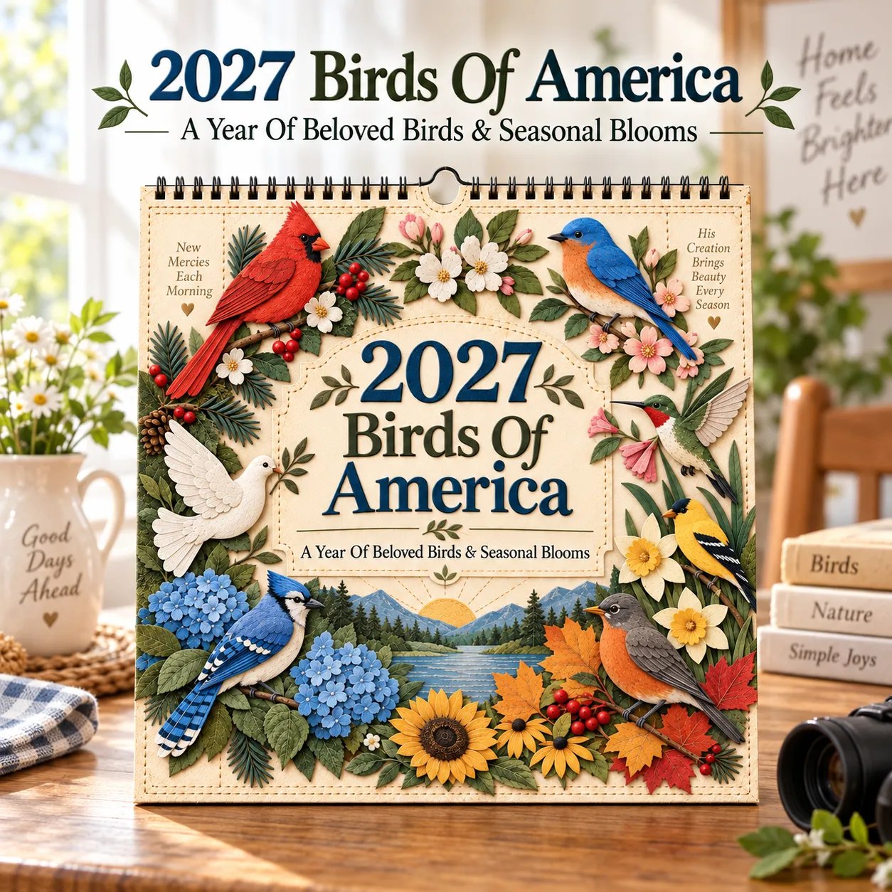 2027 Birds of America wall calendar