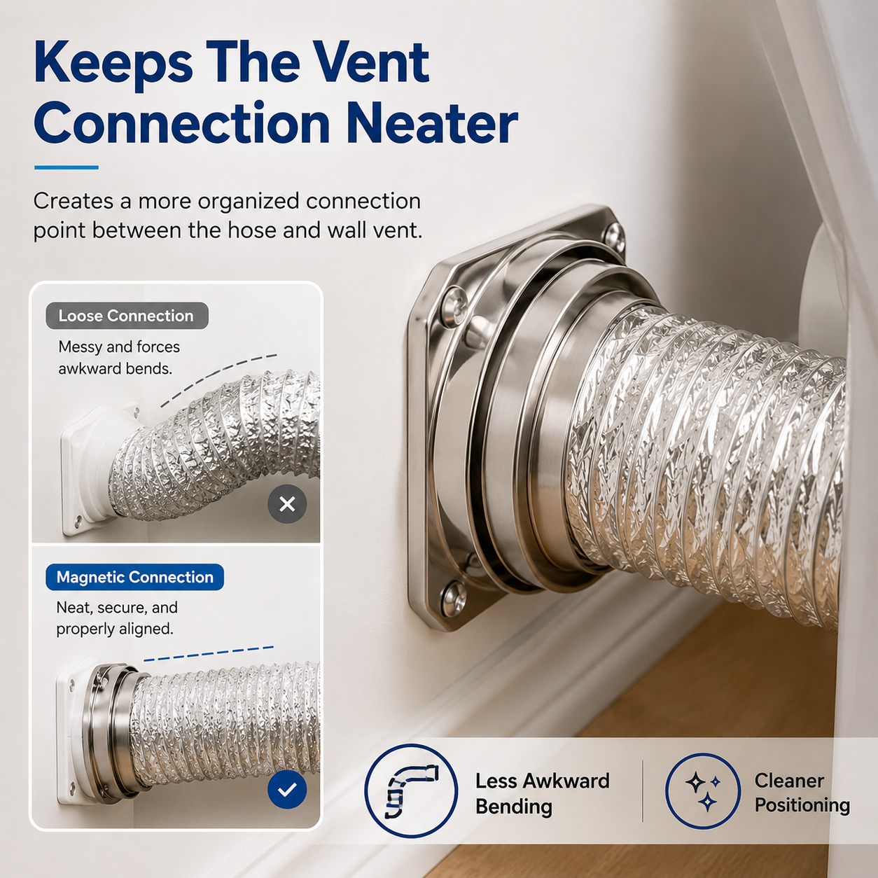 Magnetic Dryer Vent Quick-Connect Kit