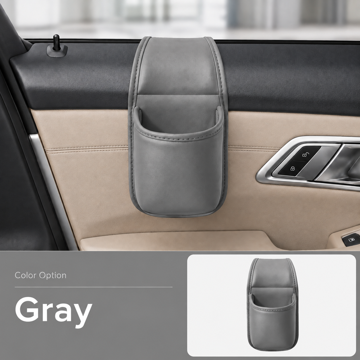 🥤 Car Door Cup Holder & Multi-Purpose Storage Pocket
