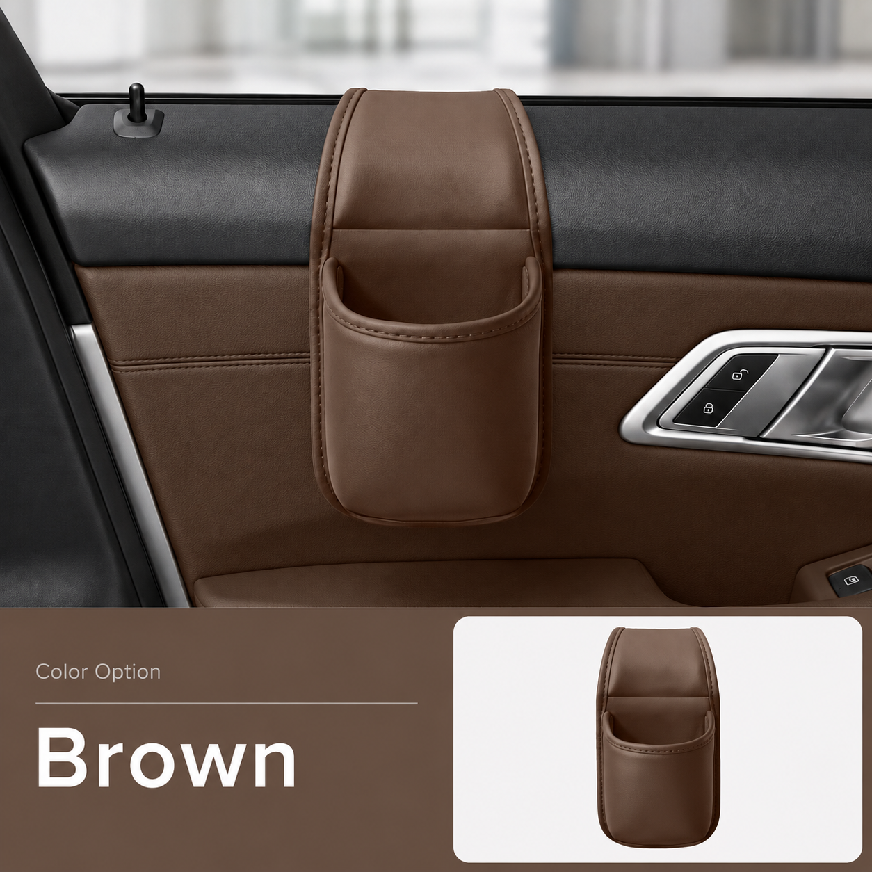 🥤 Car Door Cup Holder & Multi-Purpose Storage Pocket