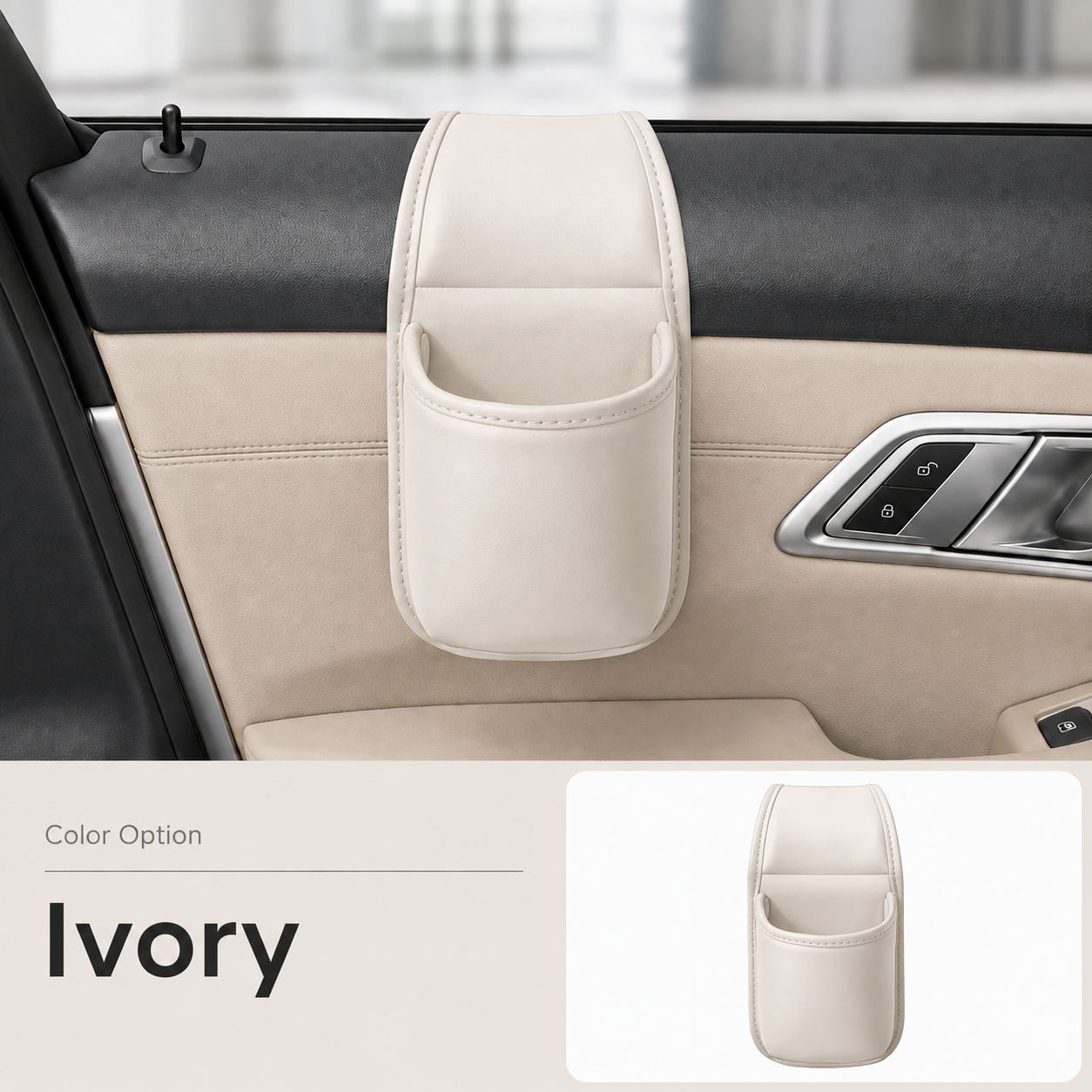 🥤 Car Door Cup Holder & Multi-Purpose Storage Pocket