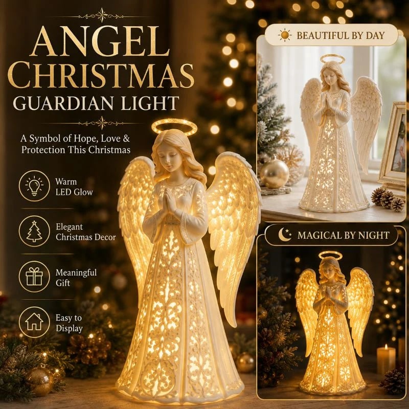 Angel Guardian Light in a warm home setting
