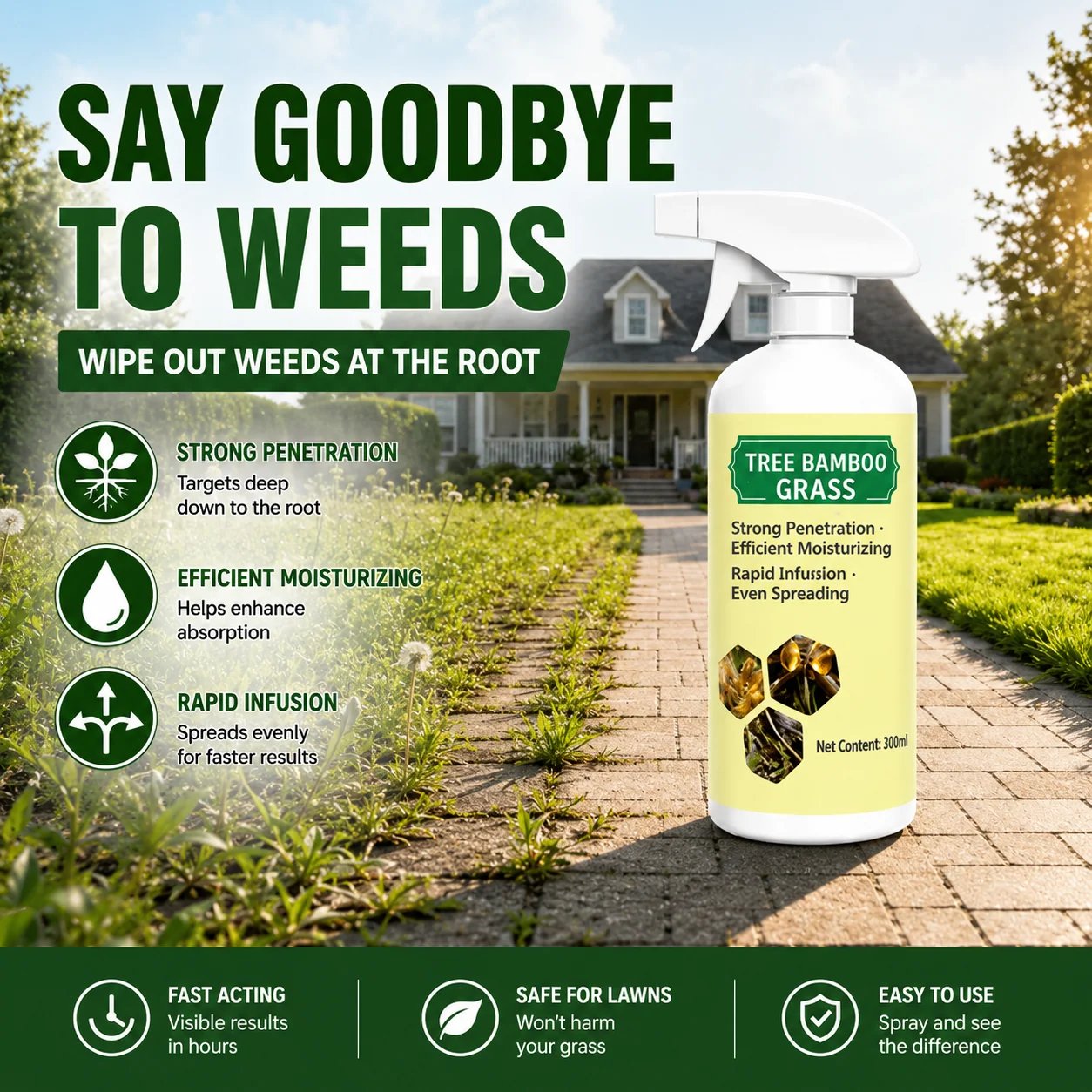 Long lasting weed control demonstration
