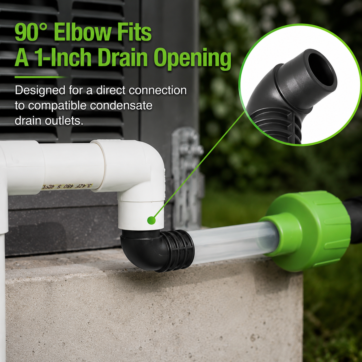 HVAC Condensate Drain Line Vacuum Adapter
