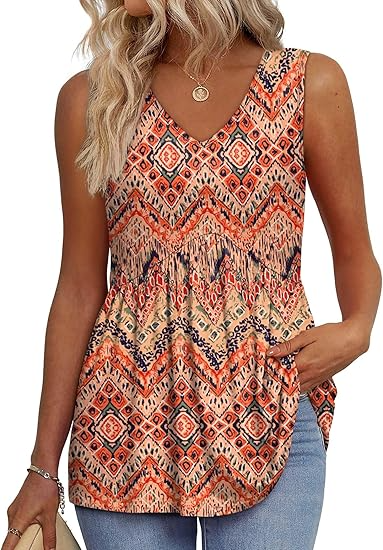 🔥 Flash Sale ⚡ Womens Tank Tops 2026 Flowy Peplum Tops