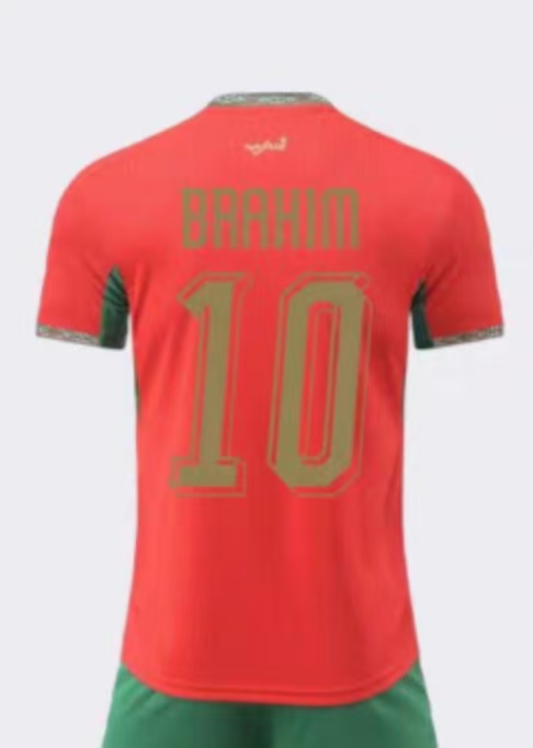 2026 World Cup Morocco Brahim Diaz #10 Home Jersey Jersey