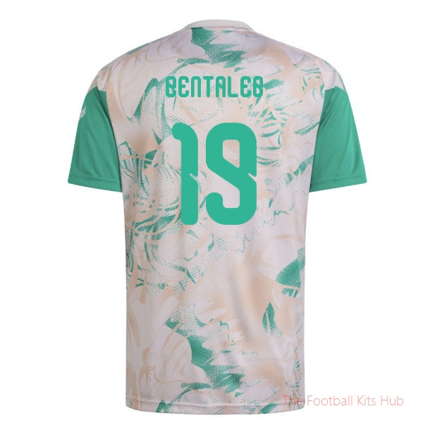 2026/27 Algeria Home Pre-Match Shirt Green Bentaleb 19