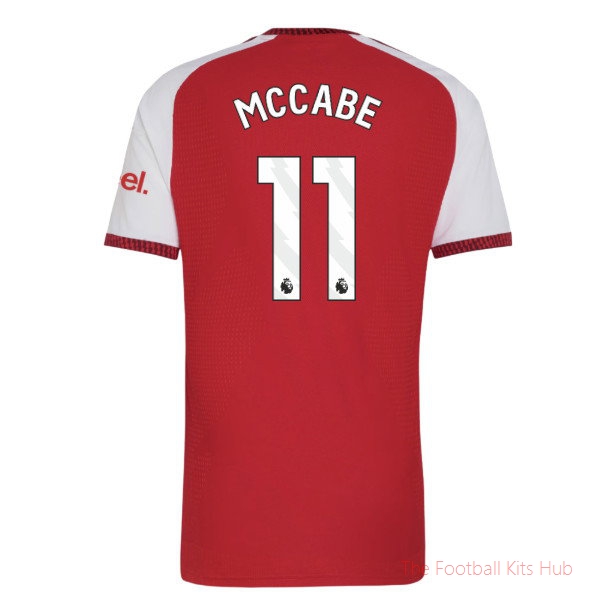 2026/27 Arsenal Authentic Home Shirt McCabe 11
