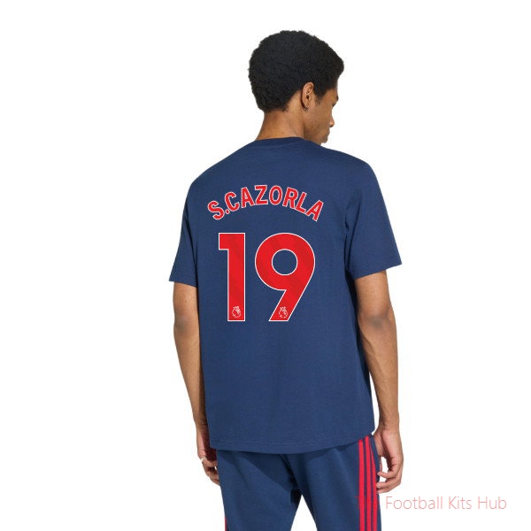 2026/27 Arsenal DNA Graphic Tee Navy S.Cazorla 19