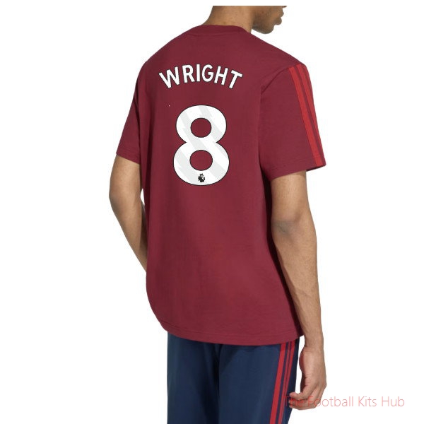 2026/27 Arsenal DNA Tee Burgundy Wright 8