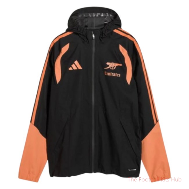 2026/27 Arsenal Rain Jacket Black