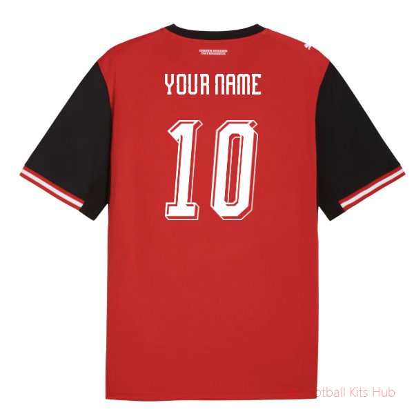 2026/27 Austria Home Shirt Your Name