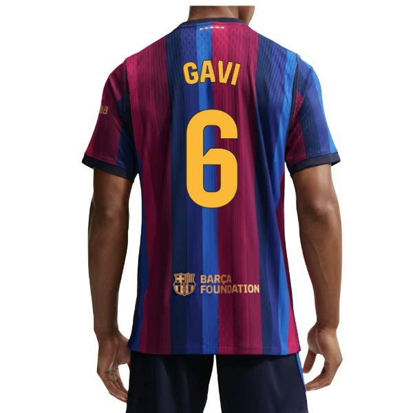 2026 2027 Barcelona Aero Fit Match Shirt Home Authentic Apparel (Gavi 6) Jersey - FC Barcelona Shirt