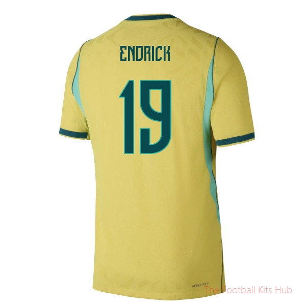 2026/27 Brazil Authentic Aero-Fit Home Shirt Endrick 19