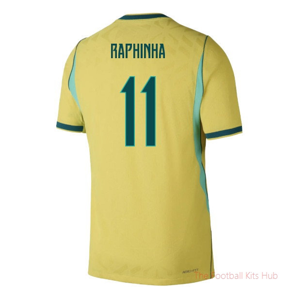 2026/27 Brazil Authentic Aero-Fit Home Shirt Raphinha 11