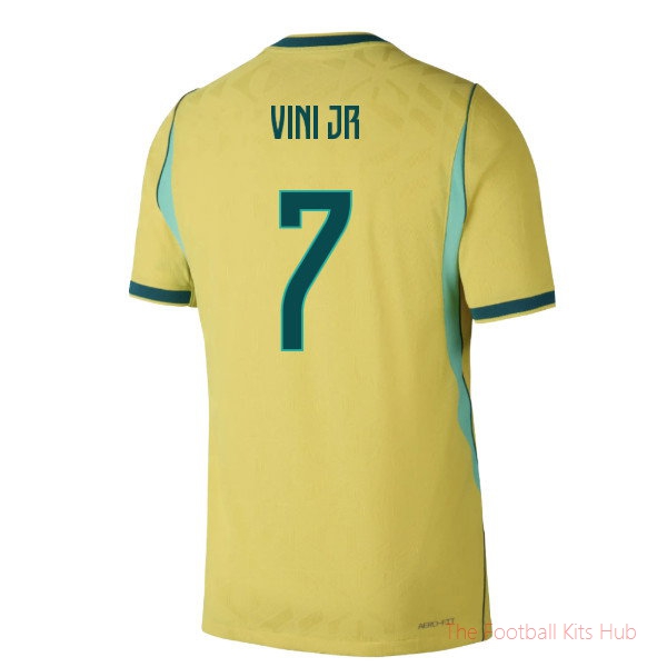 2026/27 Brazil Authentic Aero-Fit Home Shirt Vini JR 7
