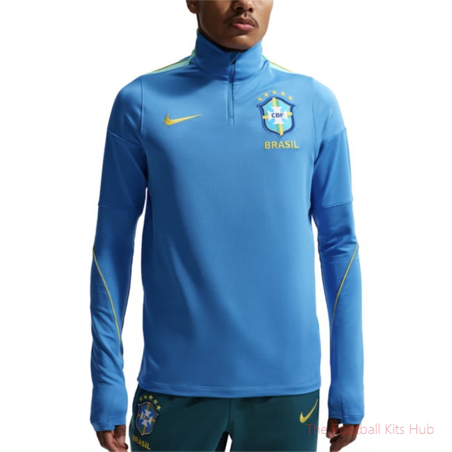 2026/27 Brazil Drill Top Light Photo Blue