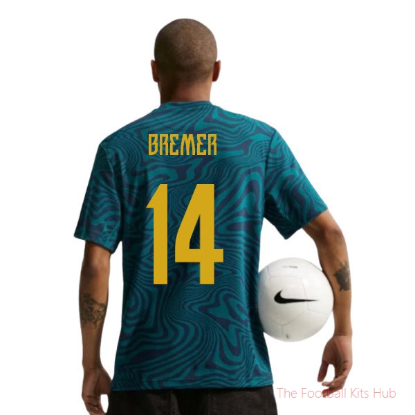 2026/27 Brazil Primary Dri-Fit Shirt Geode Teal Bremer 14