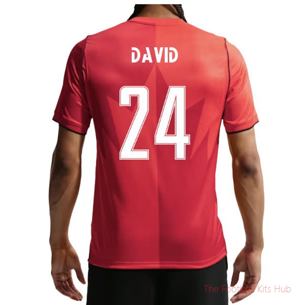 2026/27 Canada Home Shirt David 24