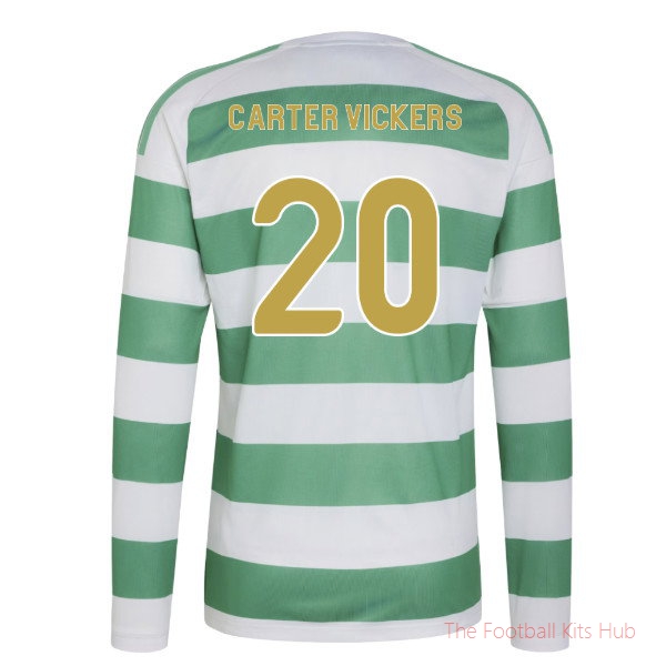 2026/27 Celtic Long Sleeve Home Shirt Carter Vickers 20