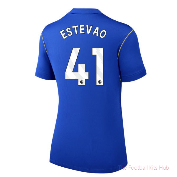 2026/27 Chelsea Home Shirt Womens Estevao 41