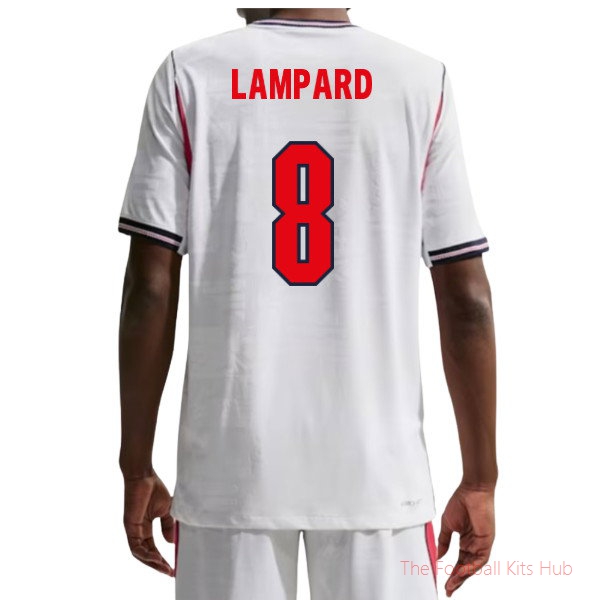 2026/27 England Authentic Aero-Fit Home Shirt Lampard 8