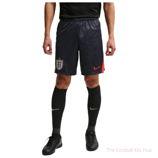 2026/27 England Away Shorts Black
