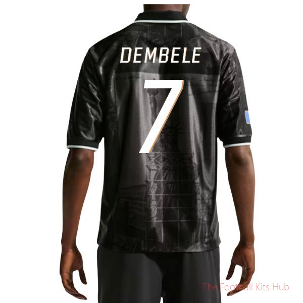 2026/27 France Dri-Fit Energy Shirt Anthracite Dembele 7