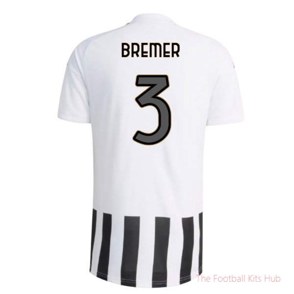 2026/27 Juventus Authentic Home Shirt Bremer 3