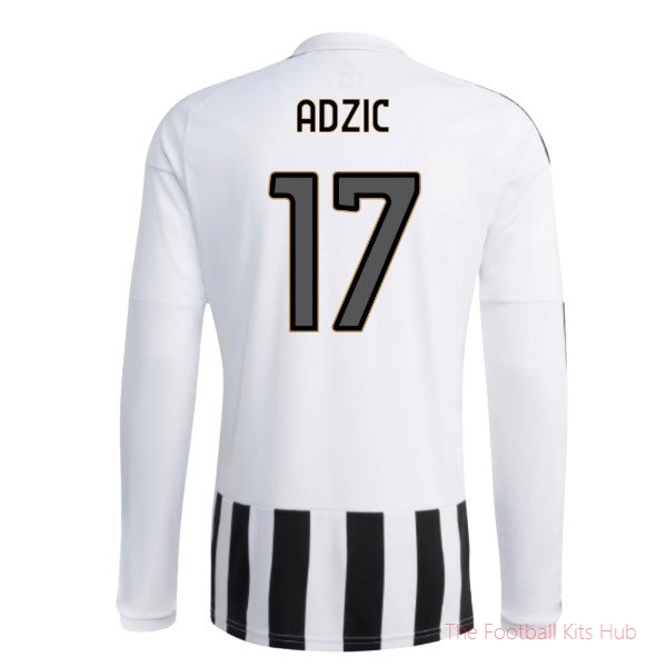 2026/27 Juventus Long Sleeve Home Shirt Adzic 17