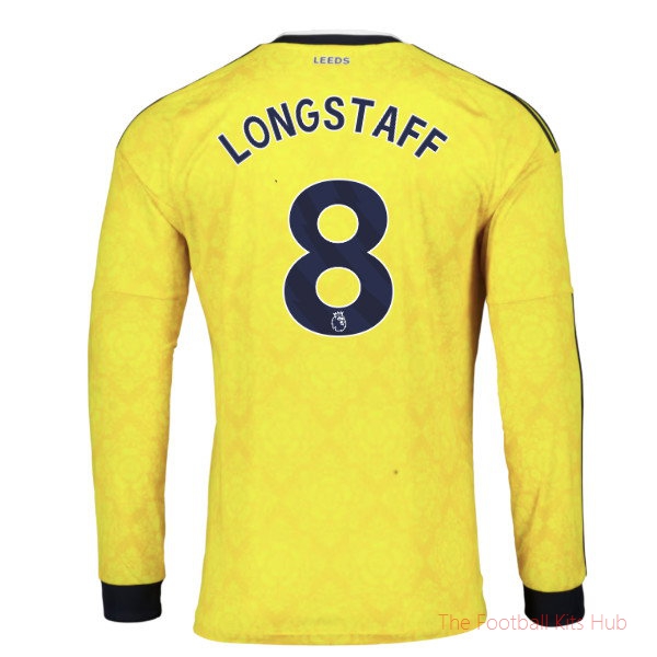 2026/27 Leeds Away Long Sleeve Shirt Longstaff 8