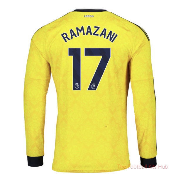 2026/27 Leeds Away Long Sleeve Shirt Ramazani 17