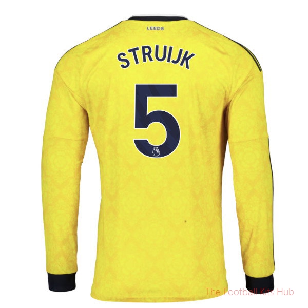2026/27 Leeds Away Long Sleeve Shirt Struijk 5