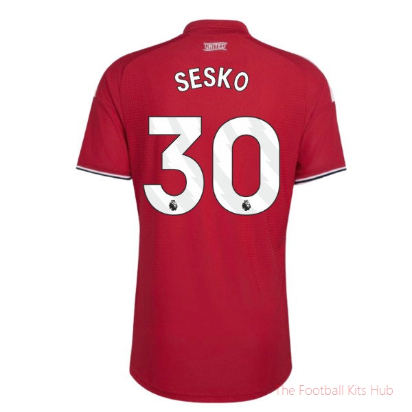 2026/27 Man Utd Authentic Home Shirt Sesko 30