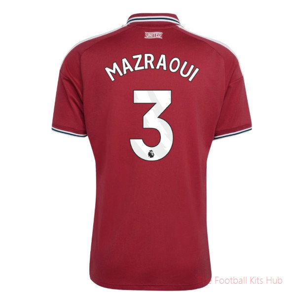 2026/27 Man Utd Home Shirt Mazraoui 3