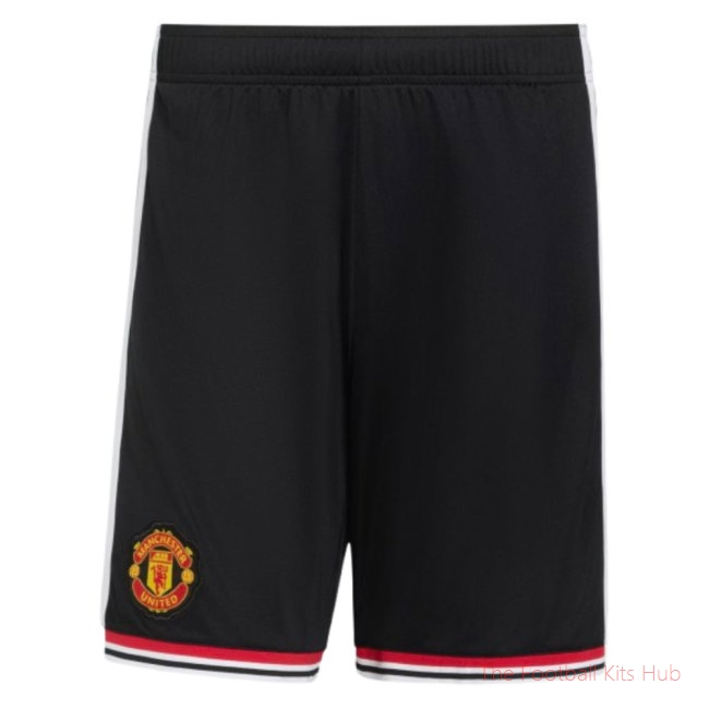2026/27 Man Utd Home Shorts Black